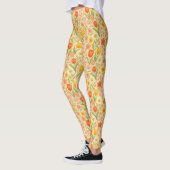 Leggings Cute Easter/spring patterned flowers (Gauche)