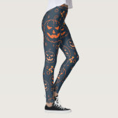 Leggings Cute Éffrayant Effrayant Halloween Citrouilles et (Droite)