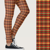 Leggings Cute fall colors plaid seasonal patterned