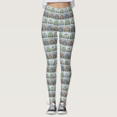 Leggings Cute Figaro Voiture Motif Figarations Leggations (Devant)