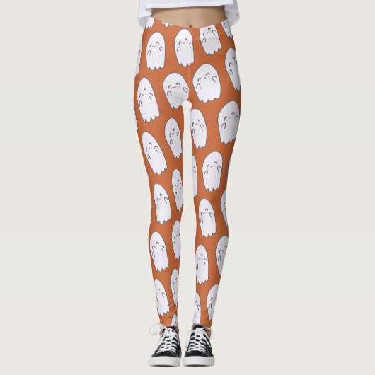 Leggings Cute Ghost Halloween Costume Leger (Devant)