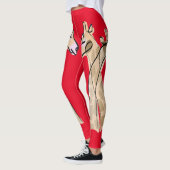 Leggings Cute Giraffe Couple Thunder_Cove (Gauche)