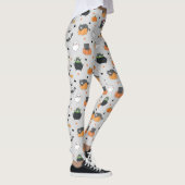 Leggings Cute Halloween Chats et Fantômes Motif (Droite)