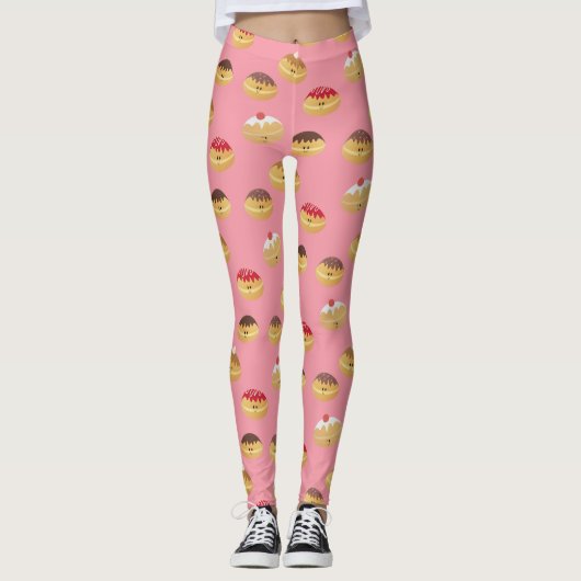Leggings Cute Hannukah Patterned (Devant)
