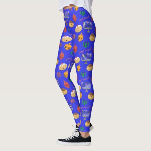 Leggings Cute Hannukah Patterned (Gauche)
