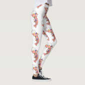 Leggings Cute happy shrimp, dessin animé de crevettes (Droite)