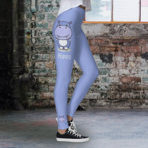 Leggings Cute Hippo Leging