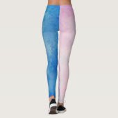 Leggings Cute Kawaii Pastel Goth Patchwork Gothique Déplais (Dos)