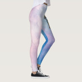 Leggings Cute Kawaii Pastel Goth Patchwork Gothique Déplais (Droite)