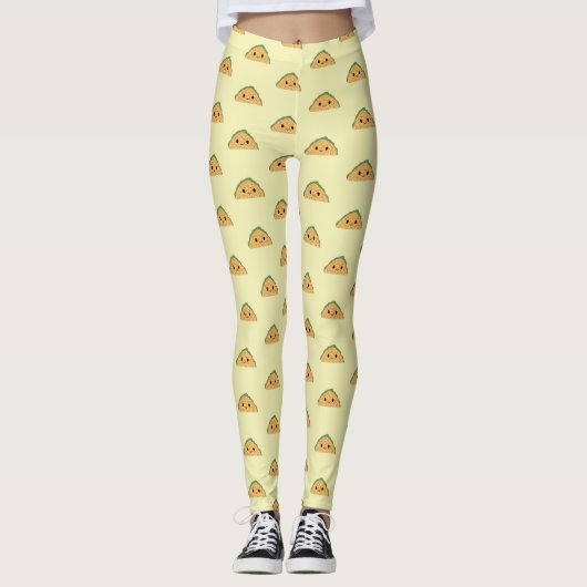 Leggings Cute Kawaii Taco (Devant)