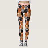 Leggings Cute Kittens Feline Motif de chat (Devant)