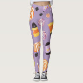 Leggings Cute maïs blanc Halloween (Devant)