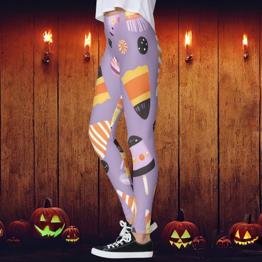 Leggings Cute maïs blanc Halloween