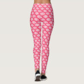 Leggings CUTE Motif rose rose élégant (Dos)