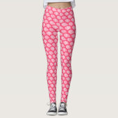 Leggings CUTE Motif rose rose élégant (Devant)