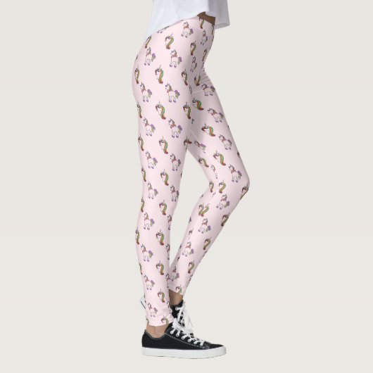Leggings Cute Neon Unicorn Motif (Droite)