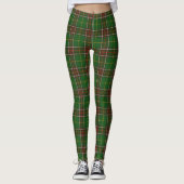Leggings Cute Newfoundland Tartan couture (Devant)