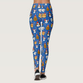 Leggings Cute Noël Chat Motif (Dos)