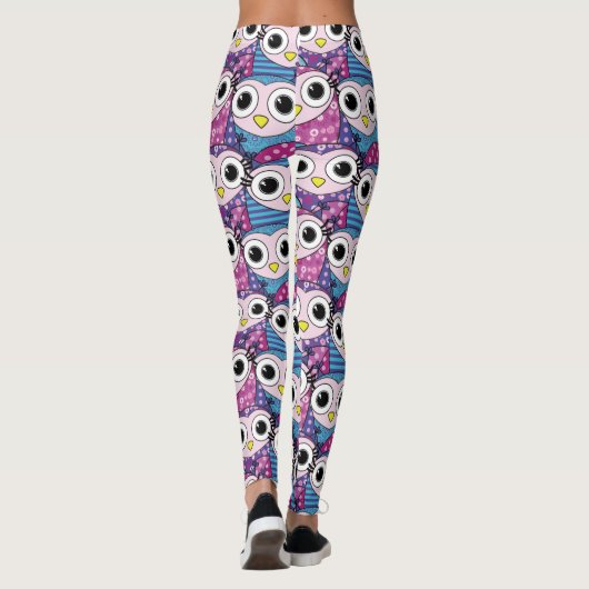 Leggings Cute Owl Motif (Dos)