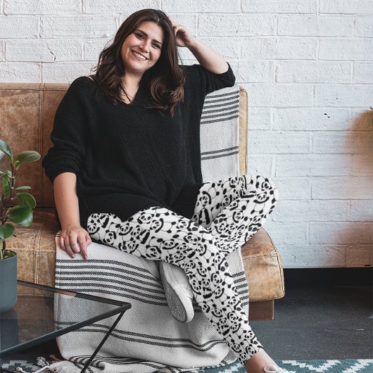 Leggings Cute Panda Ours Motif Fun Animal