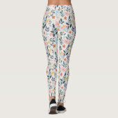 Leggings Cute Pastel Ditsy Boho Wildflower Meadow (Dos)