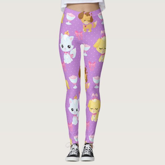 Leggings Cute Pets Animaux (Devant)