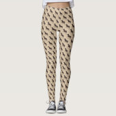 Leggings Cute Polka Dot Zebra (Devant)