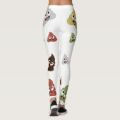 Leggings Cute Poop emoji funny (Dos)
