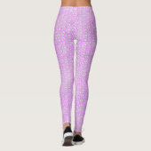 Leggings Cute Purple Cats Whimsical Patterned (Dos)