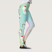 Leggings Cute Rainbow Christmas Unicorn (Droite)