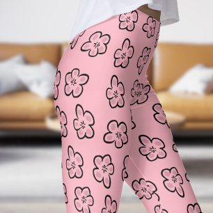 Leggings Cute rose Fleur Patten Floral