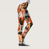 Leggings  Cute & Scary Halloween Spooky vibes  (Droite)