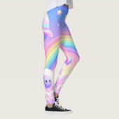 Leggings Cute Space Rainbow Design - Kawaii Planets (Droite)