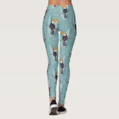 Leggings Cute Toucans motif (Dos)