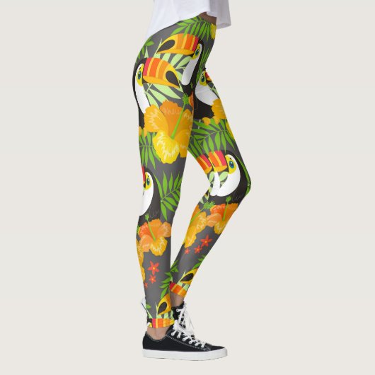 Leggings Cute Tropical Toucan (Droite)