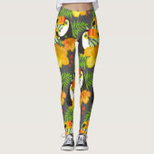 Leggings Cute Tropical Toucan (Devant)