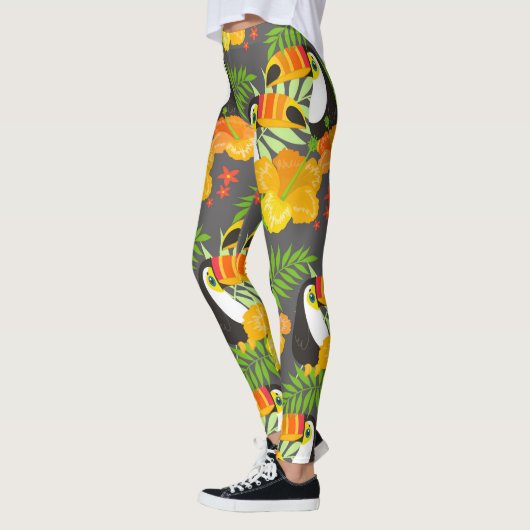 Leggings Cute Tropical Toucan (Gauche)