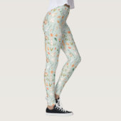 Leggings Cute Turquoise bébé animal Pastel Motif (Droite)