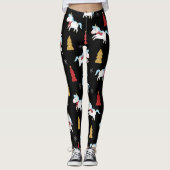 Leggings Cute Unicorn Motif de vacances (Devant)
