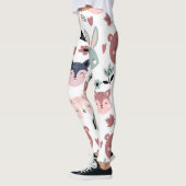 Leggings Cute Woodland Animals Forest Friends Nursery (Gauche)