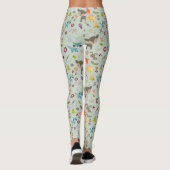 Leggings Cute Woodland Créatures Motif animal (Dos)