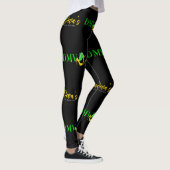 LEGGINGS CUTIE PIE LEGINS NOIR & LIME (Droite)