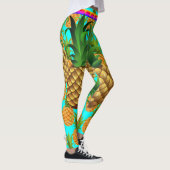 Leggings Cyan - I Love Pineapples (Droite)