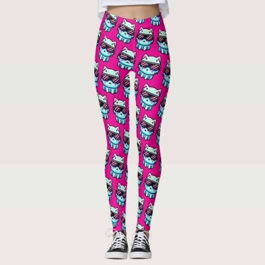 Leggings Cyber chat (Devant)