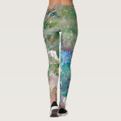 Leggings Cyberespace de guêtres de yoga aucuns 5 (Dos)