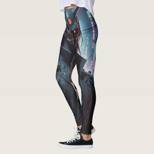 Leggings Cyberpunk Demon Samurai (Gauche)