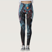 Leggings Cyberpunk Demon Samurai (Devant)
