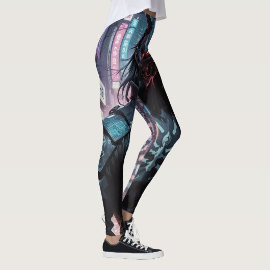 Leggings Cyberpunk Demon Samurai (Droite)
