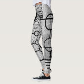 Leggings Cyberpunk Tech Geek Gear Electronic Engineer Math (Gauche)
