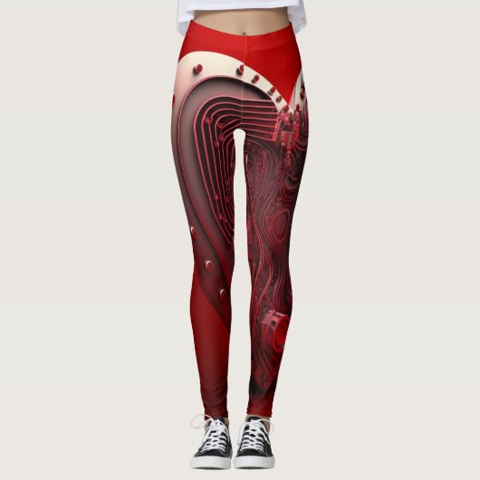 Leggings Cyborg Heart (Devant)